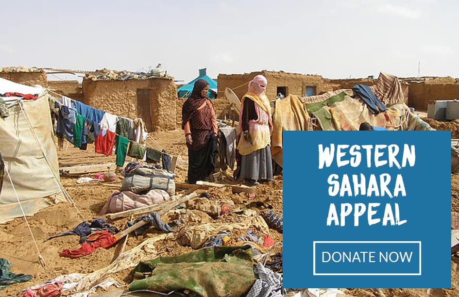 APPEAL TO ASSIST FLOOD RELIEF IN SAHRAWI REFUGEE CAMPS