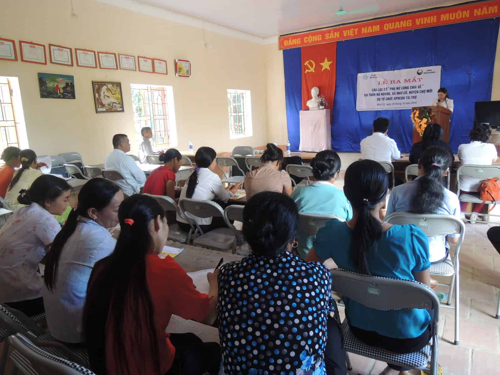 APHEDA has been working with the Women’s Union in Bac Kan Province on reducing the incidence of domestic violence.