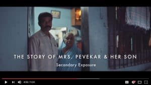 Rajendra Pevekar and his mother - both victims of secondary asbestos exposure