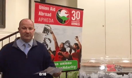 Union Aid Abroad APHEDA Raffle draw 2017_Unions NSW_Mark Morey