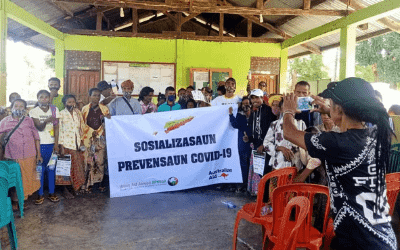 APHEDA Partner Organisations collaborate with Disability Advocacy Group for COVID Prevention training in Timor Leste