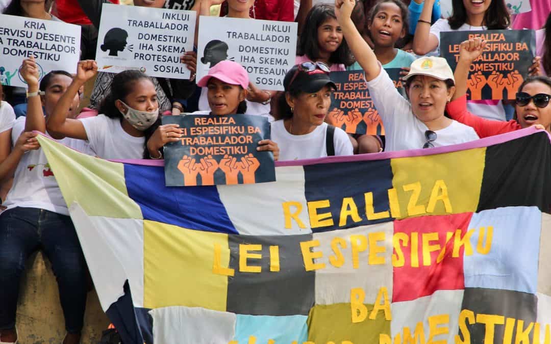 “Workers not slaves!” – Domestic Workers of Timor Take Demands to Streets