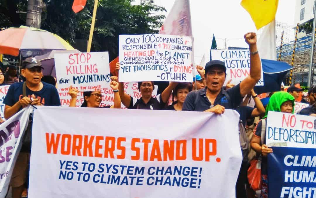 Unions in Asia Join Global Call for Climate Justice