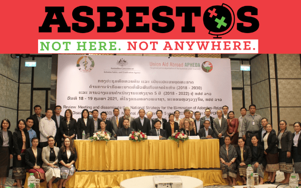 Ground breaking Asbestos workshop in Laos