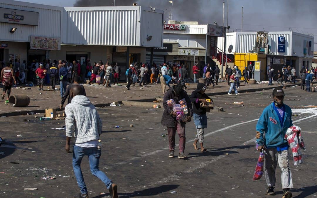 Climate and COVID crises trigger food riots in South Africa