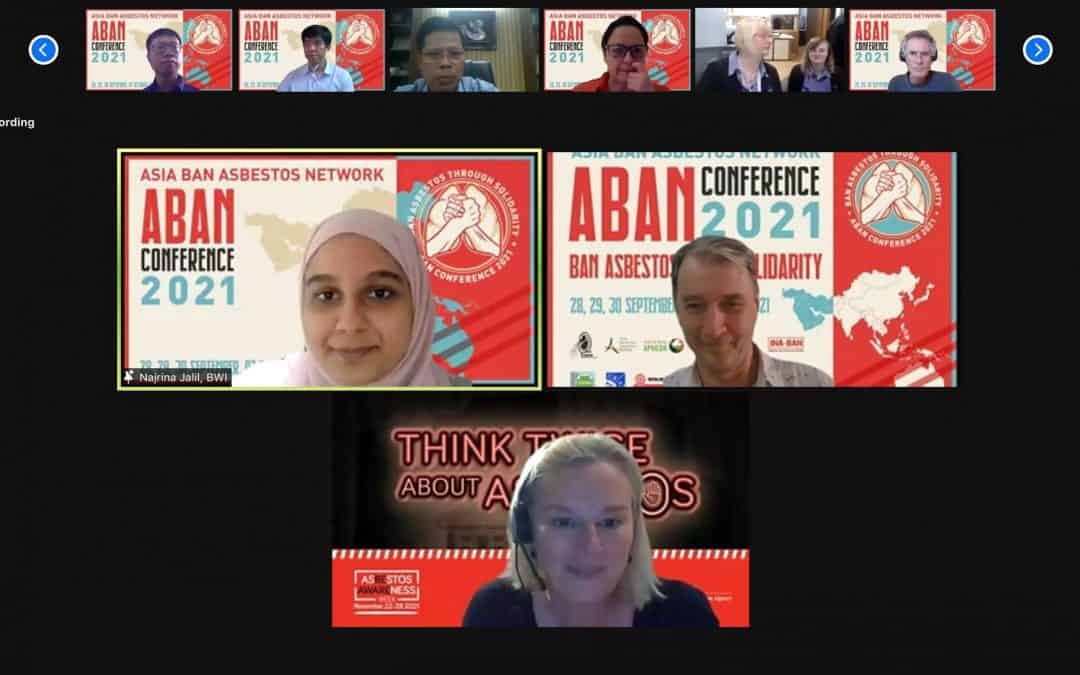 ABAN 2021 Conference calls on Asian countries to speed up moves to ban deadly asbestos