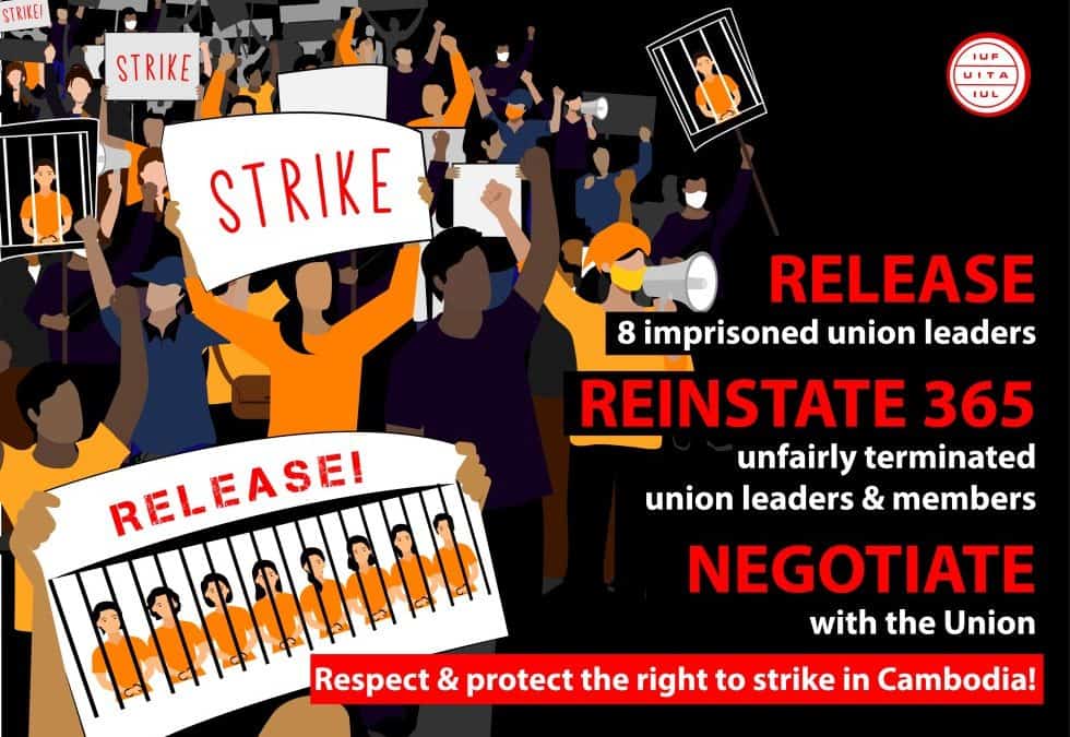 Support Cambodian striking workers – Join the global day of action