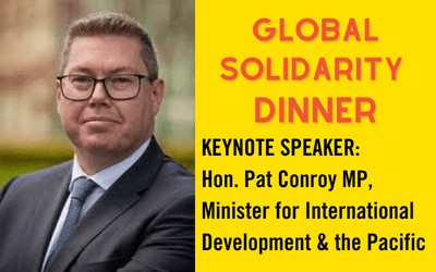 Minister Pat Conroy to speak at Sydney dinner