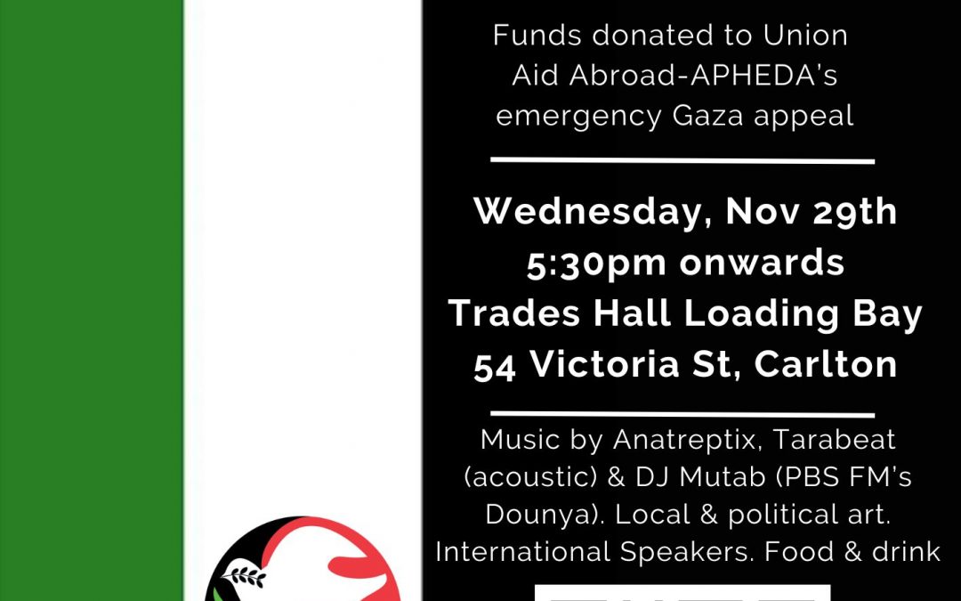 Melbourne: Fundraiser for Gaza